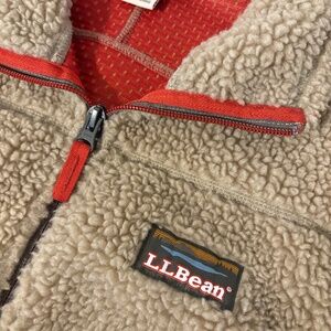 LL Bean Sherpa Jacket XSmall